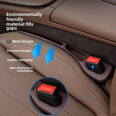 Eliteridegear car seat gap plug and anti-leak strip, an interior storage filler for preventing item drops between seats.
