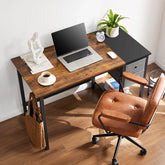 JHK Computer Desk With Drawers 55 Inch For Home Office Pro