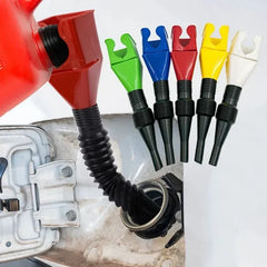 Eliteridegear foldable plastic refueling funnel for cars and motorcycles, automotive engine oil and gasoline transfer tool, 1-3pcs