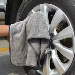 Eliteridegear microfiber car wash towel, 100x40cm, fast drying, extra soft, high water absorption auto cleaning cloth for car care.