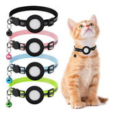 Anti Lost Cat Collar For AirTag GPS Tracker Reflective Bell