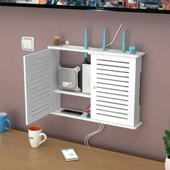 Dreamburgh Wall Mounted Router Shelf Living Room Storage