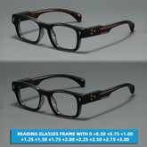 Men Square Anti Blue Light Computer Reading Glasses Frame Elderly Presbyopia Eyeglasses Spectacles +0.5+0.75+1.25+1.75+2.25+2.75