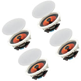 Herdio Bluetooth Ceiling Speakers 6.5 Inch For Home Theater