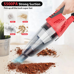 DayPlus Cordless Car Vacuum Handheld Suction Pet Hair