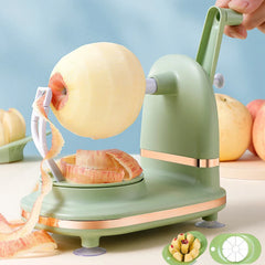 WHDPETS Hand Crank Kitchen Peeler And Fruit Slicer For Home Cooks Effortless Peeling Precise Slices Durable Tool
