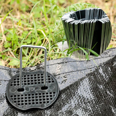 U-Shape Garden Pegs – Durable Metal Ground Staples for Garden