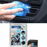 Eliteridegear car dust cleaning mud for interior air vents and dashboard, used for removing dust and debris from car surfaces.