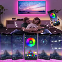 LeiiGeeGo USB RGB LED Strip Light Adhesive For Room Decor