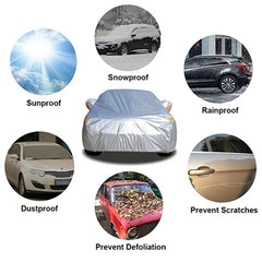 Universal SUV cover by Eliteridegear, waterproof and UV protective, designed to shield SUV from dust, rain, snow, and sun.
