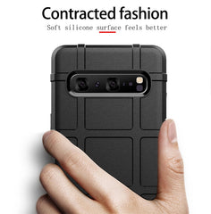 Shockproof Rugged Shield Full Coverage Protective Silicone Case for Galaxy S10 5G, For Galaxy S10 5G