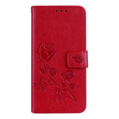 For Galaxy S9 Rose Embossed Horizontal Flip Environmental PU Leather Case with Holder & Card Slots & Wallet, For Samsung Galaxy S9