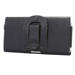 Universal Litchi Texture Vertical Flip Thwartwise PU Leather Case / Waist Bag with Back Splint & Card Slots & 15cm Lanyard for Galaxy S7 Edge & S7 & S6 Edge & S6, Huawei P9 & P9 Lite & P9 Plus & Sony Xperia Z5, Xiaomi Redmi 4, Size: 15.5 x 8 x 1.8 cm