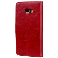 For Samsung Galaxy A5 (2017) Business Style Oil Wax Texture Horizontal Flip Leather Case with Holder & Card Slots & Wallet, For Galaxy A5 (2017)