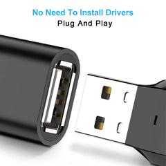 24cm 2A Micro USB to USB Aluminum Alloy Hose OTG Adapter Data Charging Cable with USB-C / Type-C Connector