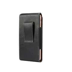 Men Lambskin Texture Multi-functional Universal Mobile Phone Waist Pack Leather Case for 6.3 Inch or Below Smartphones, For 6.3 inch
