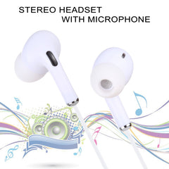 3.5mm Plug In-ear Wired Earphone with Mic, Cable Length: about 1.2m, 3.5mm