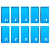 10 PCS for Sony Xperia X Compact / X Mini Rear Housing Cover Adhesive, For Sony Xperia X Compact