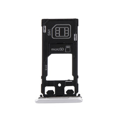 SIM Card Tray + Micro SD / SIM Card Tray + Card Slot Port Dust Plug for Sony Xperia X (Dual SIM Version), For Xperia X Dual SIM White, For Xperia X Dual SIM, For Xperia X Dual SIM Rose