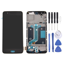 For OnePlus 5 Digitizer Full Assembly with Frame OEM LCD Screen, For OnePlus 5