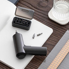 Original Xiaomi Mijia Cordless Rechargeable Screwdriver With 12 PCS S2 Screw Bits, With 12 PCS S2 Screw