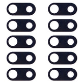 10 PCS Back Camera Lens for LG V30 H930 H933, For LG V30 (Black), For LG V30 (Silver)