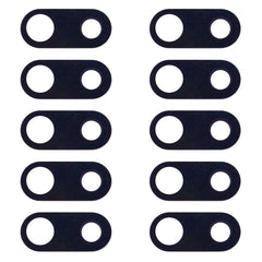10 PCS Back Camera Lens for LG V30 H930 H933, For LG V30 (Black), For LG V30 (Silver)
