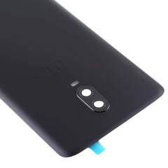 For OnePlus 6T Original Battery Back Cover with Camera Lens Frame, For OnePlus 6T,Original (Frosted Black ), For OnePlus 6T,Original (Jet Black)