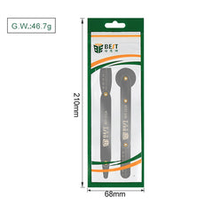 BEST BST-211A/B Universal Mobile Phone Repair Opener Tool Metal Disassemble Crowbar Metal Steel Pry Tool Set, 211A/B Crowbar