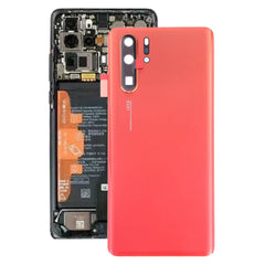 Original Battery Back Cover with Camera Lens Frame for Huawei P30 Pro, For Huawei P30 Pro (Orange), For Huawei P30 Pro (Breathing Crystal) (Original)