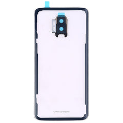 For OnePlus 6T Battery Back Cover with Camera Lens Frame, For OnePlus 6T