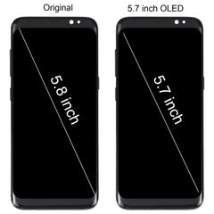 5.7 inch OLED LCD Screen For Samsung Galaxy S8 SM-G950 Digitizer Full Assembly with Frame, For Samsung Galaxy S8