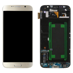 Original LCD Screen and Digitizer Full Assembly with Frame For Samsung Galaxy S6 SM-G920F, For Samsung Galaxy S6