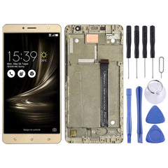 LCD Screen and Digitizer Full Assembly With Frame for Asus Zenfone 3 Deluxe ZS550KL Z01FD, For Asus Zenfone 3 Deluxe