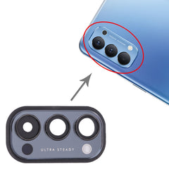 For OPPO Reno4 5G PDPM00, PDPT00, CPH2091 Camera Lens Cover, For OPPO Reno4 5G, For OPPO Reno4 5G (Red)
