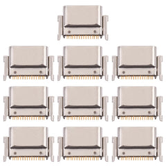 10 PCS Charging Port Connector for LG K50S LMX540HM, LM-X540, LM-X540BMW, LMX540BMW, For LG K50S