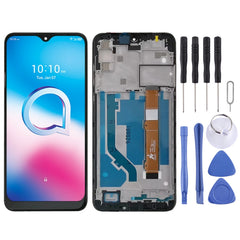 LCD Screen and Digitizer Full Assembly With Frame for Alcatel 3L 2020 OT5029 5029D 5029Y 5029U 5029, For Alcatel 3L 2020