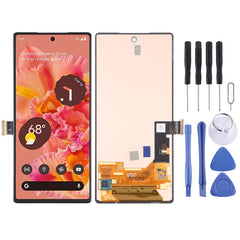 Original AMOLED Material LCD Screen and Digitizer Full Assembly for Google Pixel 6 GB7N6 G9S9B16, For Google Pixel 6