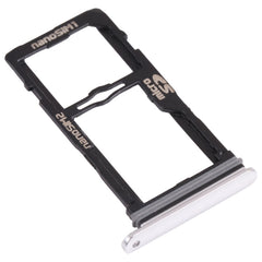 Nano SIM Card Tray + Nano SIM Card Tray / Micro SD Card Tray for LG G8S ThinQ LMG810, LM-G810, LMG810EAW, For LG G8S ThinQ