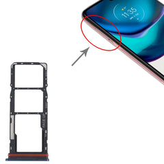 For Motorola Moto G42 SIM Card Tray + SIM Card Tray + Micro SD Card Tray, For Motorola Moto G42