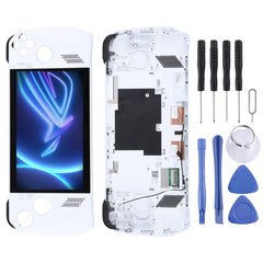 For Asus Rog Ally-RC71L-NH005W 120HZ Original LCD Screen Digitizer Full Assembly with Frame, For Asus Rog Ally (with Frame)