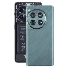 For OnePlus 12 PJD110 CPH2573 CPH2581 Original Glass Battery Back Cover with Camera Lens, For OnePlus 12(Original with Camera Lens Frame)