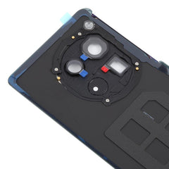 For OnePlus 12 PJD110 CPH2573 CPH2581 Original Glass Battery Back Cover with Camera Lens, For OnePlus 12(Original with Camera Lens Frame)