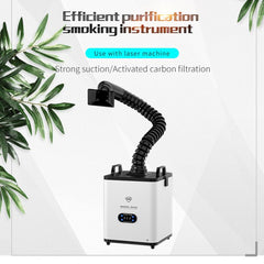 TBK618 220V Soldering Fume Extractor Industrial Soldering Iron Fume Laser Marking Fume Extractor Mobile Purifying Smoke Apparatus, TBK-618