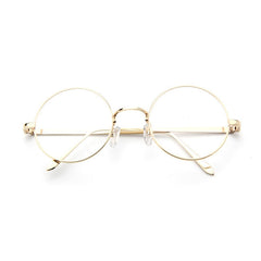 Round-Framed Glasses Small Fresh, Silver, Bronze, Gun gray, Round-Framed Glasses, Golden
