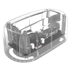 ORICO 6139C3-G2 3.5 inch Transparent USB3.1 Gen2 Type-C Hard Drive Dock