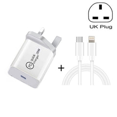SDC-20W 2 in 1 PD 20W USB-C / Type-C Travel Charger + 3A PD3.0 USB-C / Type-C to 8 Pin Fast Charge Data Cable Set, Cable Length: 1m,, US Plug, EU Plug, UK Plug