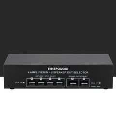 4 Input 2 Output Power Amplifier And Speaker Switcher Speaker Switch Splitter Comparator 300W Per Channel Without Loss Of Sound Quality, 4 In 2 Out