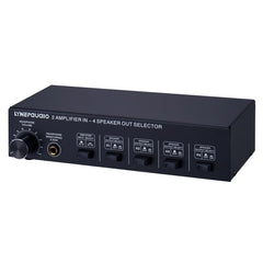 B032 2-in 4-out Power Amplifier Sound Switcher Speaker Lossless Sound Quality 300W Per Channel Switch Distributor Comparator with Headset Monitoring Function / Audio Input, B032