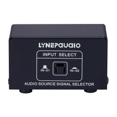 B101 2 In 1 Out (1 In 2 Out) Audio Source Signal Selection Switcher Computer Speaker RCA Lossless Audio Source Switcher, B101